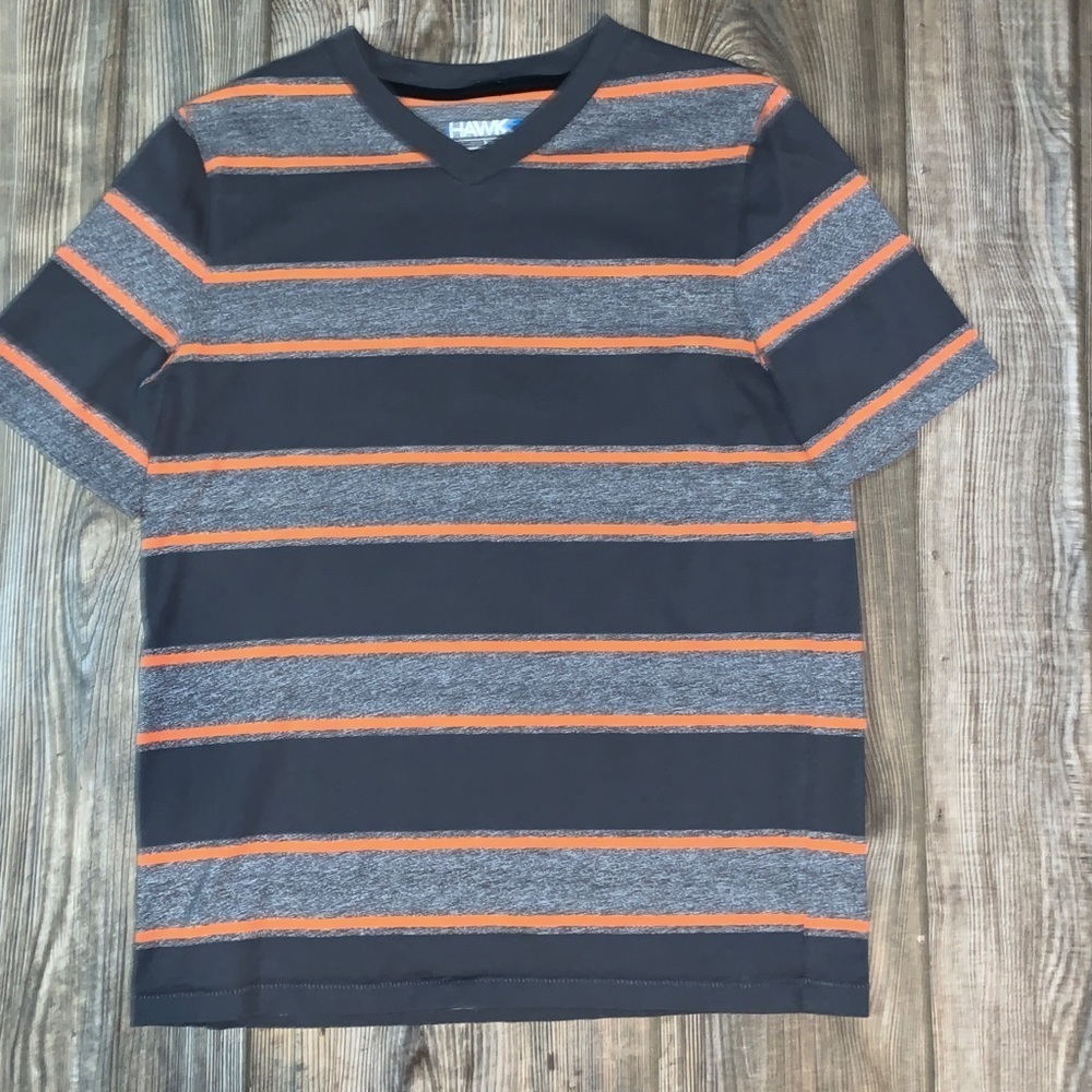 Tony Hawk Frey with Orange Stripe Tee Shirt Large